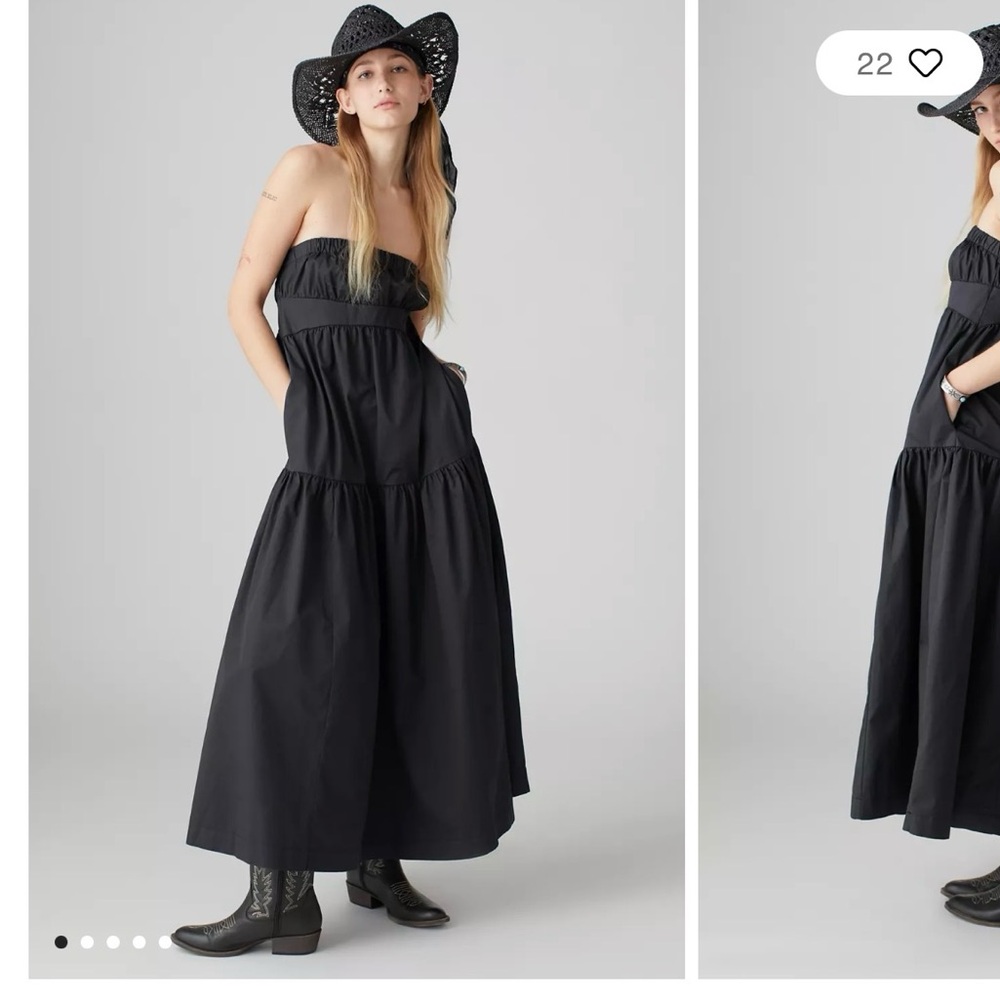 Urban outfitters Celeste strapless maxi dress